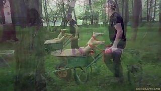 old man with sex slave