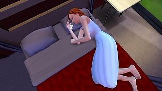blond russian mom forced son